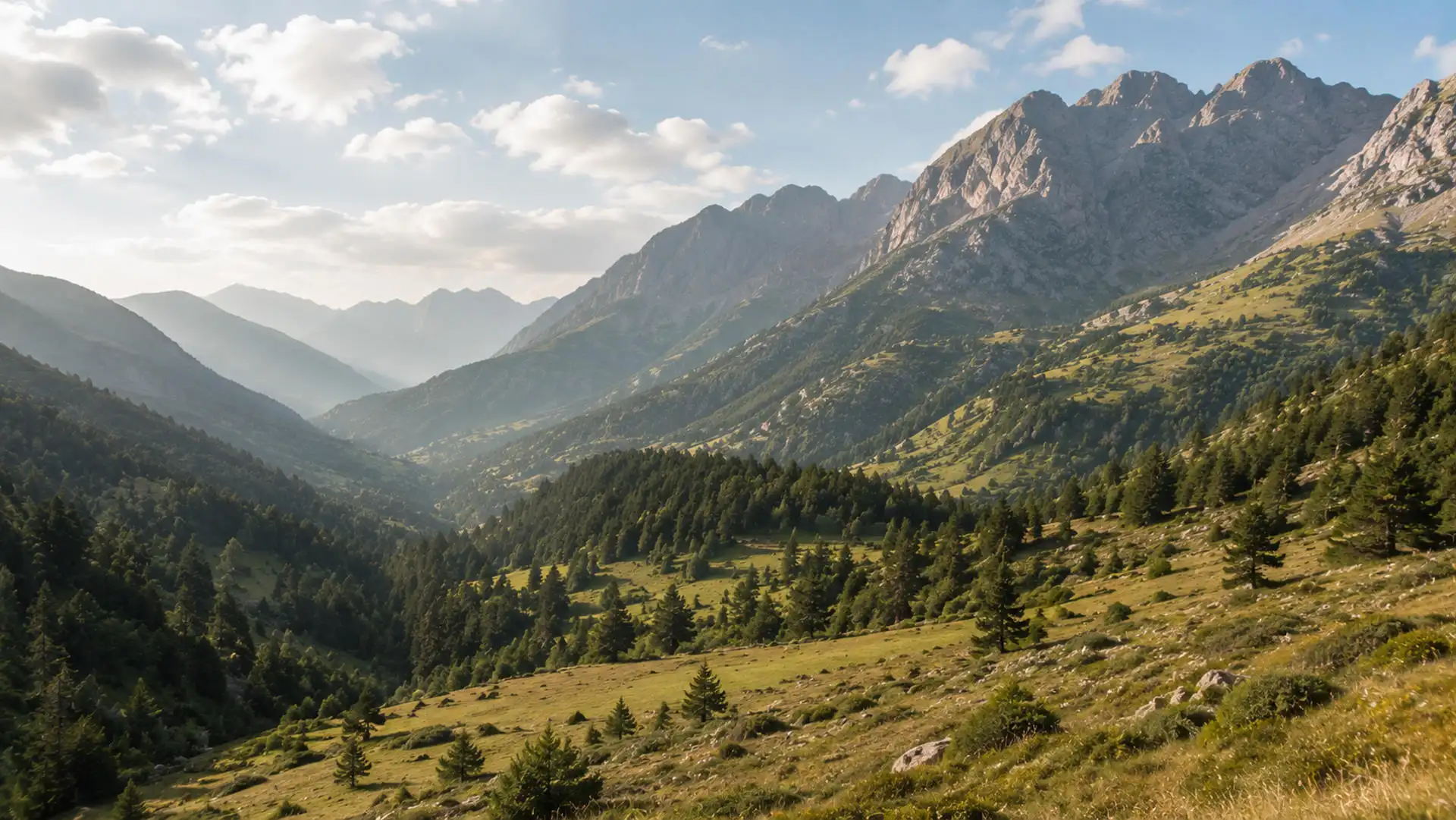 Mountain landscape in the Pyrenees representing website transparency and trust